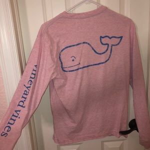 Vineyard Vines Pink Long Sleeved Shirt